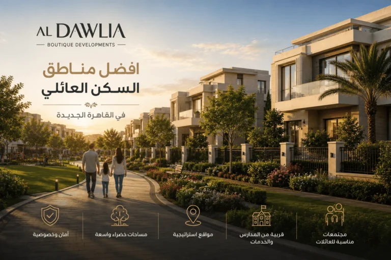 افضل مناطق السكن العائلي في القاهرة الجديدة