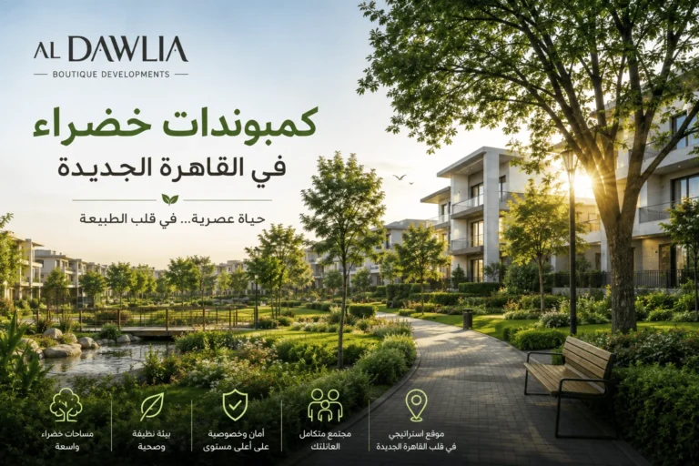 كمبوندات خضراء في القاهرة الجديدة