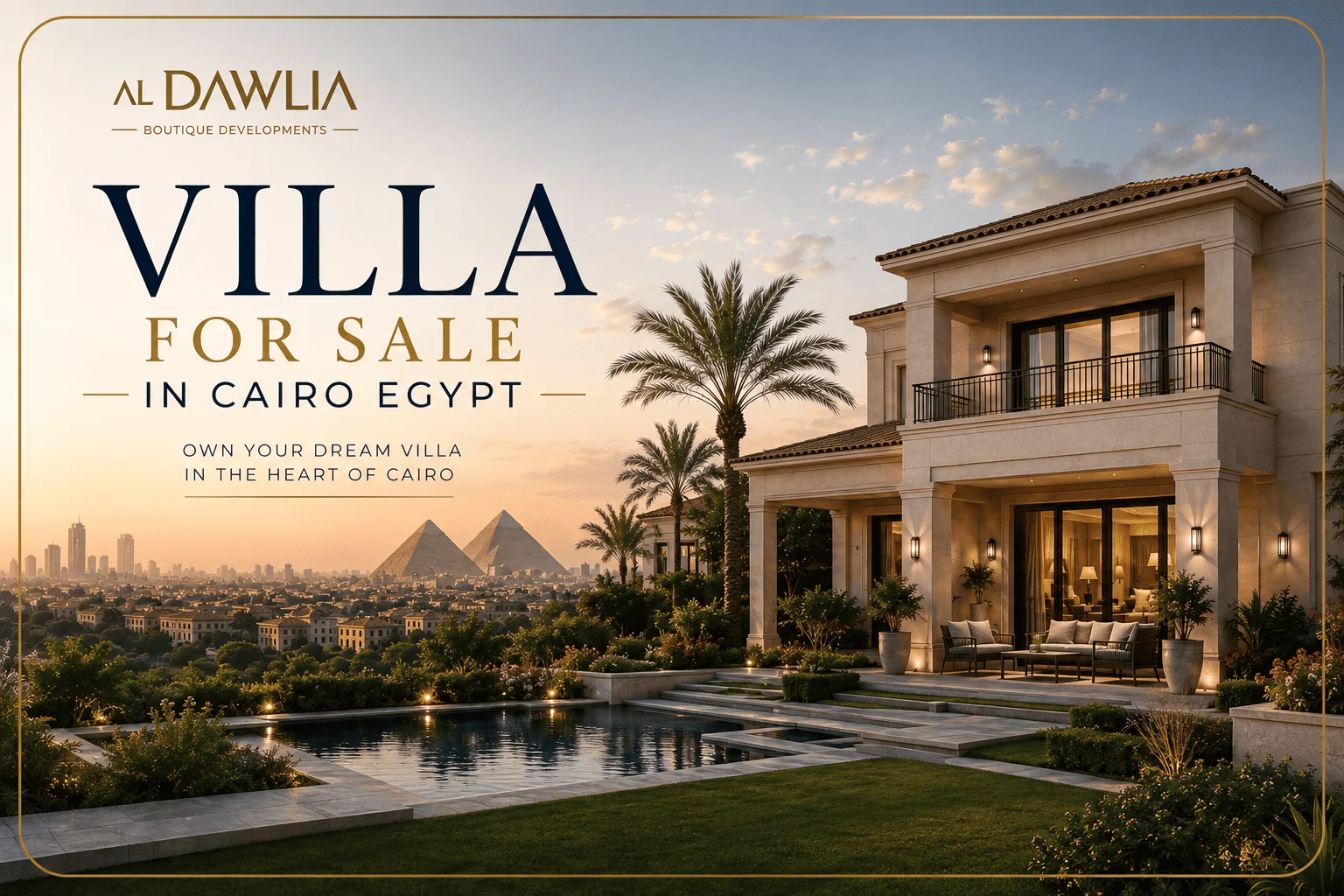 villa for sale in cairo egypt